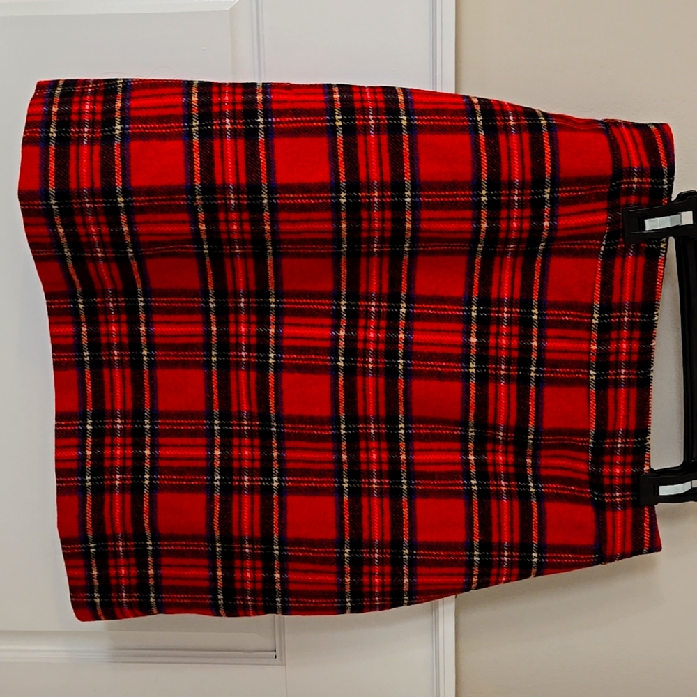J crew plaid skirt